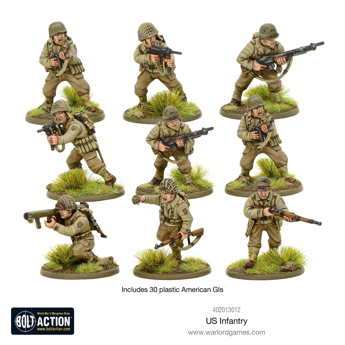 US Infantry Platoon - WWII American GIs