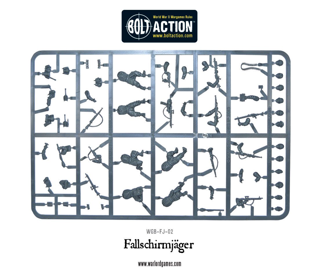 Fallschirmjager platoon (plastic box)